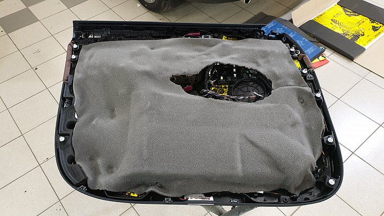 Шумоизоляция дверей BMW X5 G05 2019